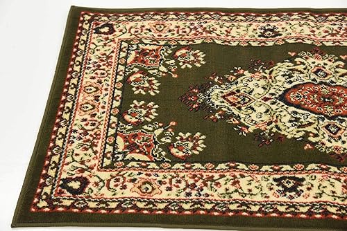 Vista 486 de Unique Loom Reza Collection- Alfombra, Polipropileno, Marrón Marrón/ marfil