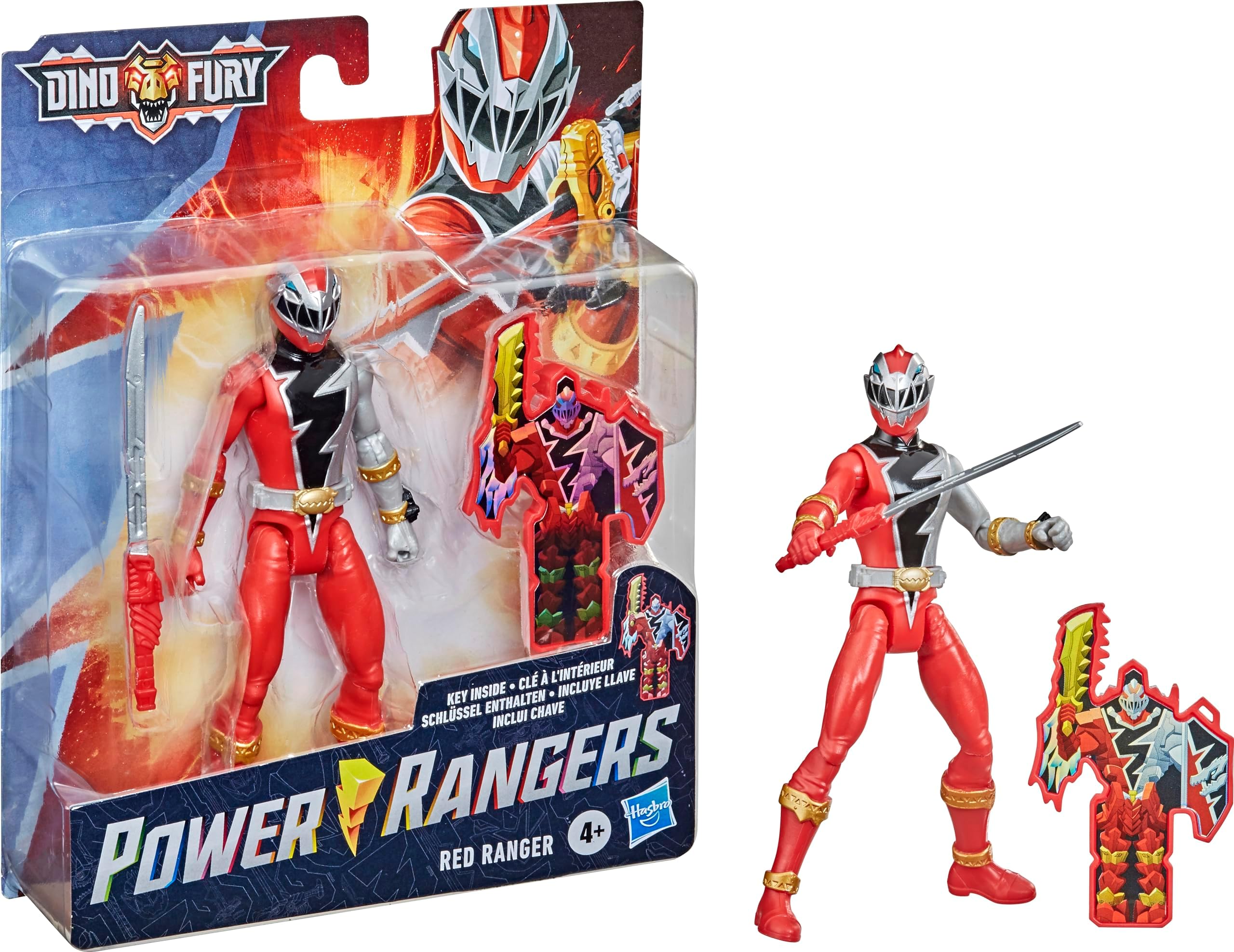 Dino Fury Red Ranger Action Figure