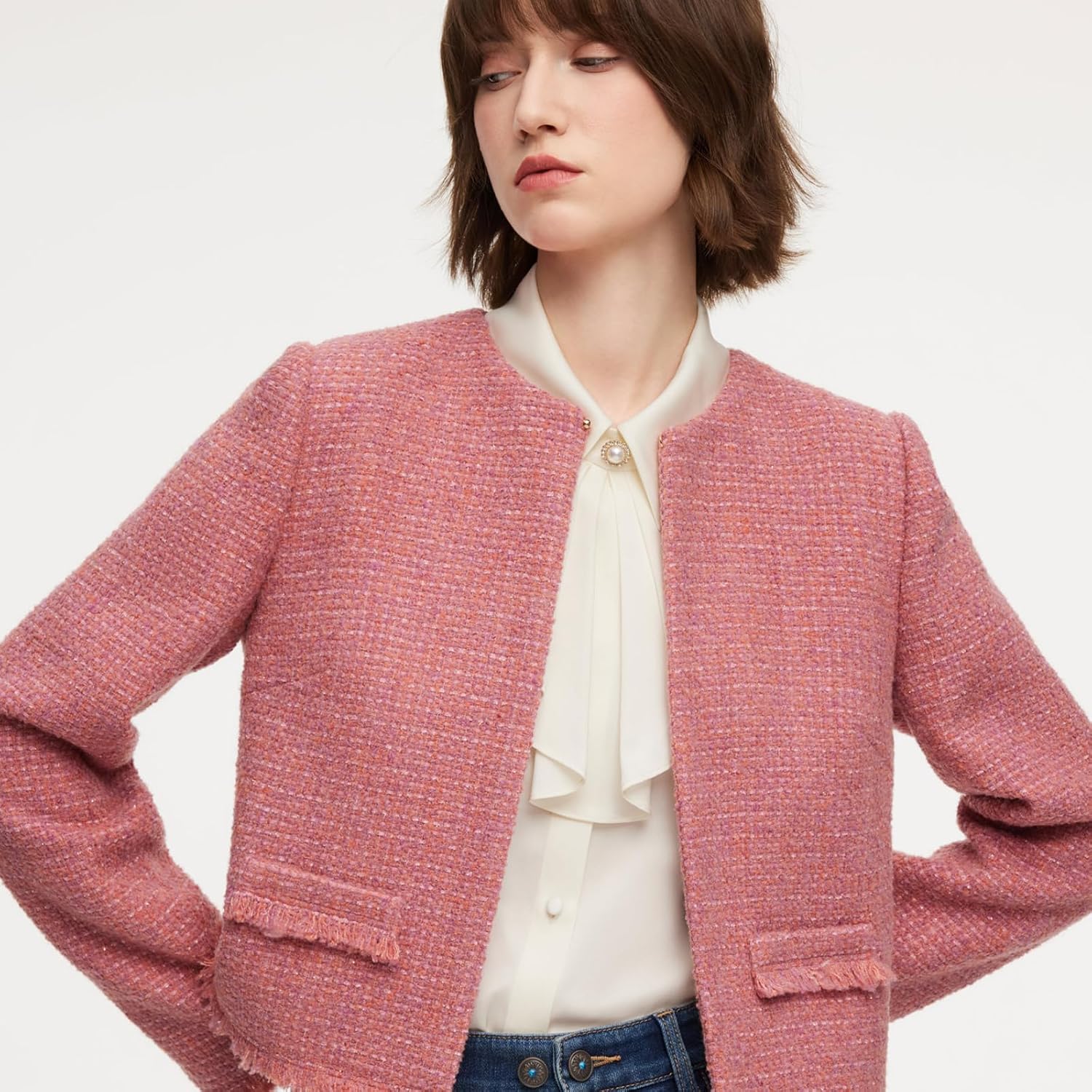 GOELIA 2026 Womens Casual Blazers Long Sleeve Work Office Open Front Suit Jacket Business Blaze - Image 4