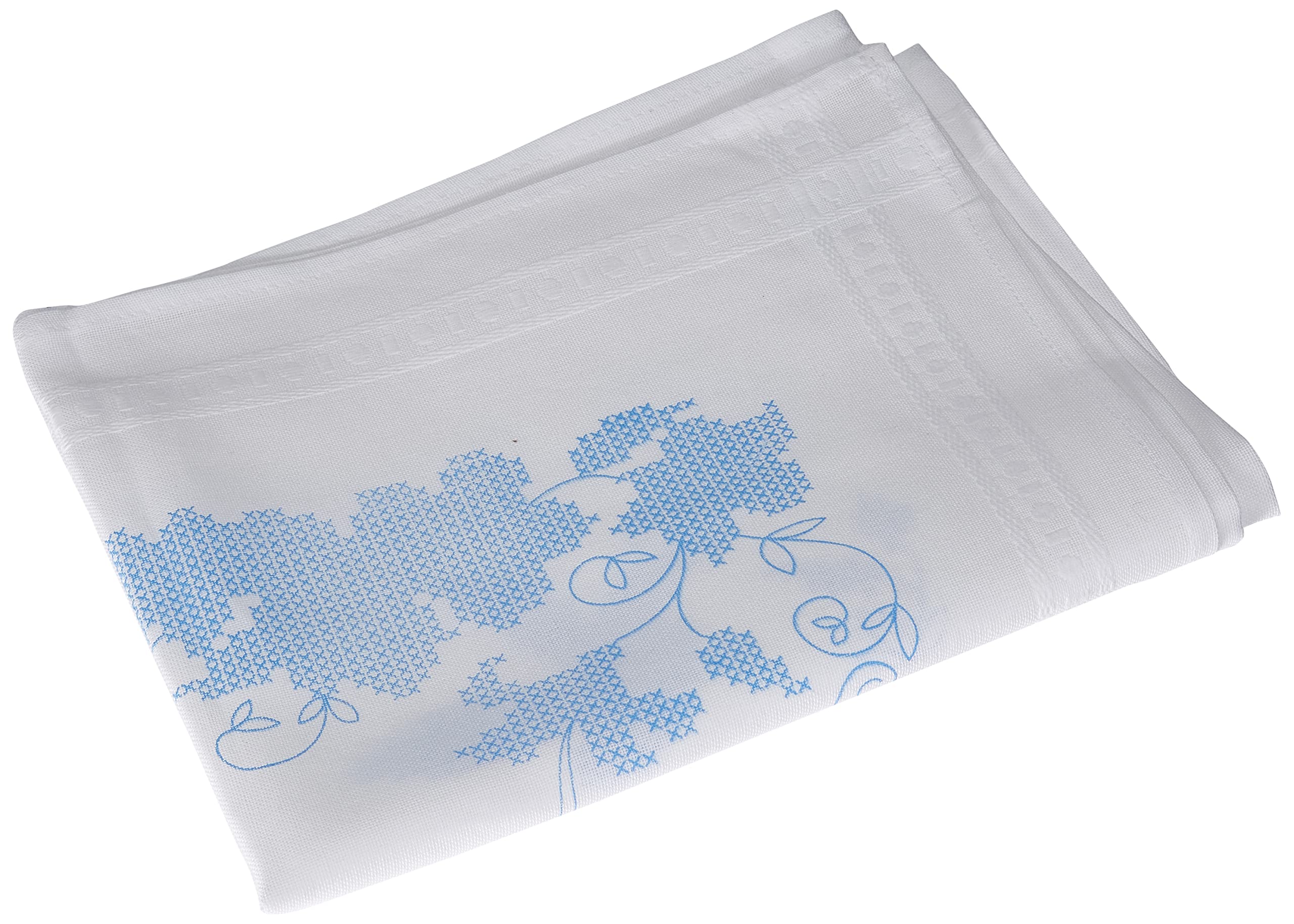 VERVACO Kit Centrotavola Ricamo Prestampato MARGHERITE Set Ricamo Biancheria Da Tavola 40 x 100 cm Set Fai Da Te Creativo Size Kit Hobby Creativi Adulti Casa Decor Embroidery Embroidery Runner