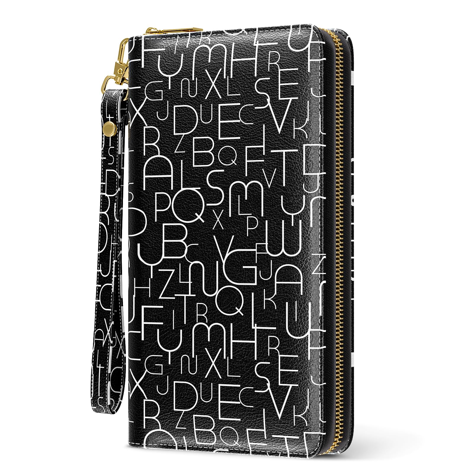 Aiawoxc Womens Wallet, RFID Wristlet Wallets for Women, Ladies Clutch Purses, Large Travel Card Holder with Phone Holder