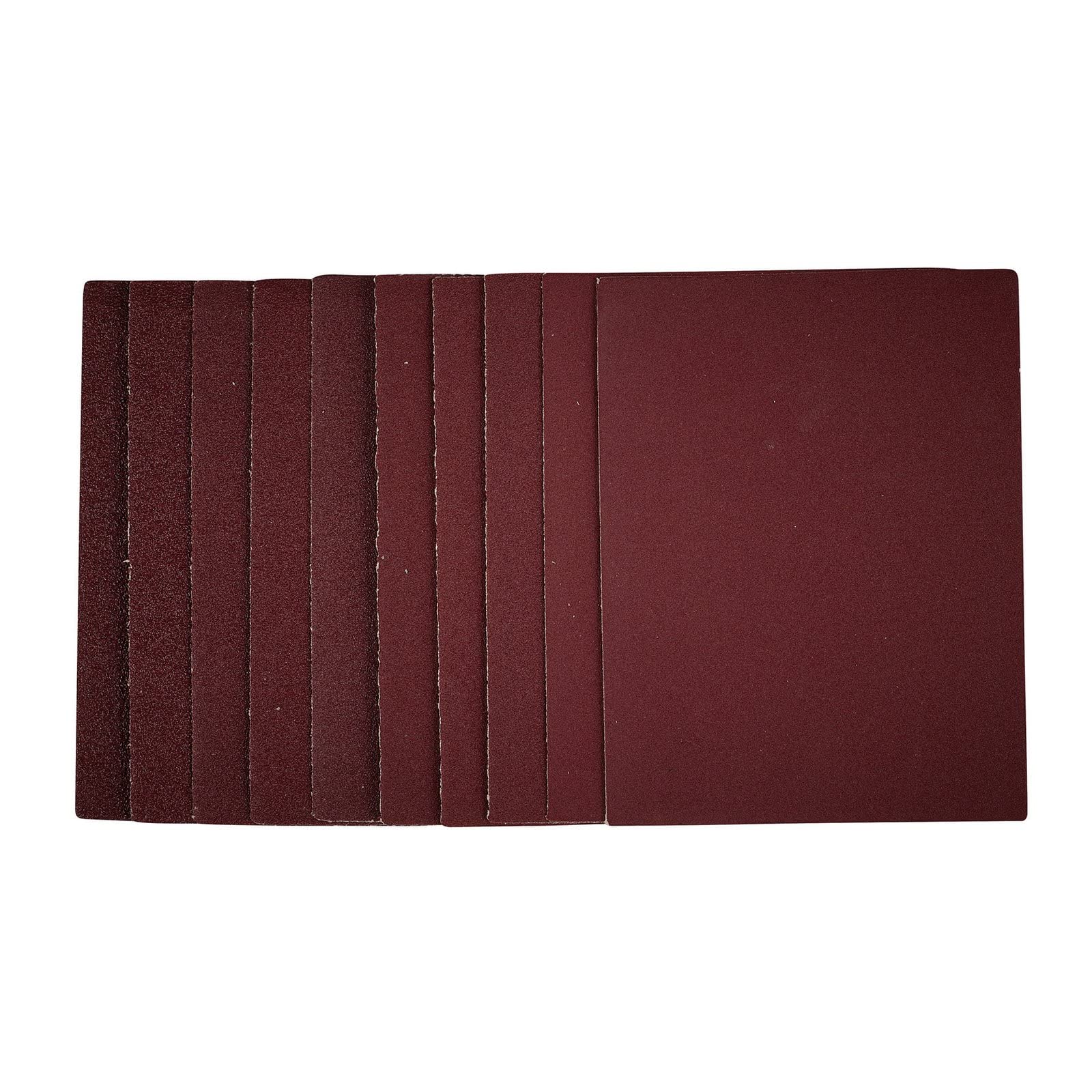 Draper 1/4 Unpunched Clip On Sanding Sheets 115mm x 150mm Assorted Pack of 10