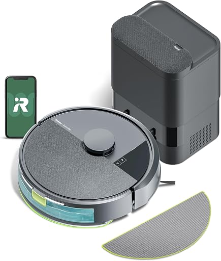 iRobot Roomba 105X Combo Robot Vacuum & Mop with AutoEmpty Dock, Self‑Emptying for Up to 75 Days, 70× Power‑Lifting Suction, Smart LiDAR Mapping, App & Voice Control, Ideal for Homes with Pets & Kids