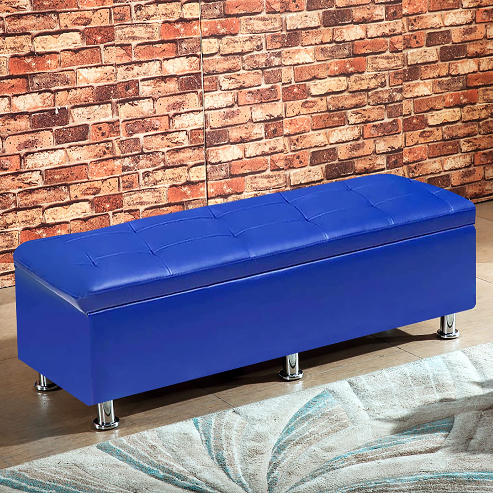 Banc de rangement pour salon contre le désordre des chaussures dans l'entrée