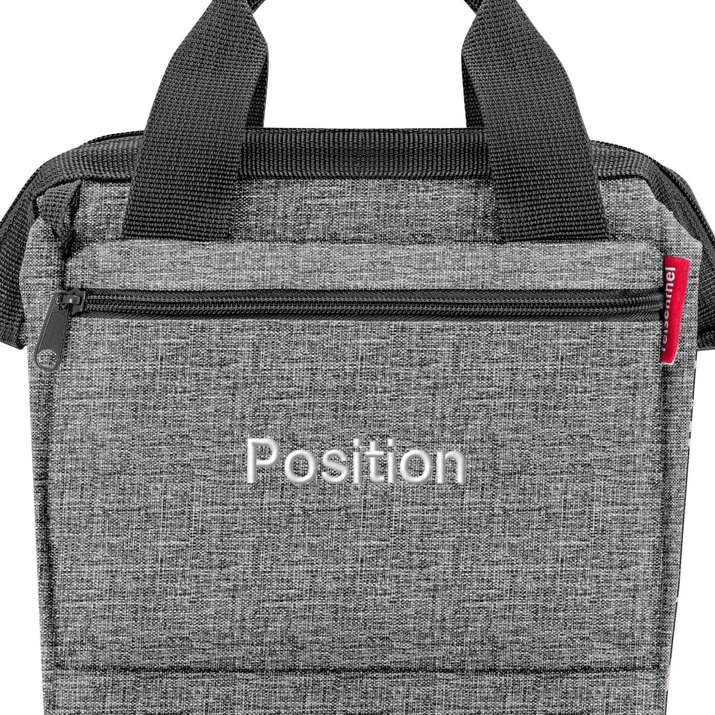 reisenthel allrounder cross in Twist Silber – Kleine Crossbody Bag mit abnehmbarem und verstellbarem Schultergurt – Aus wasserabweisendem Material