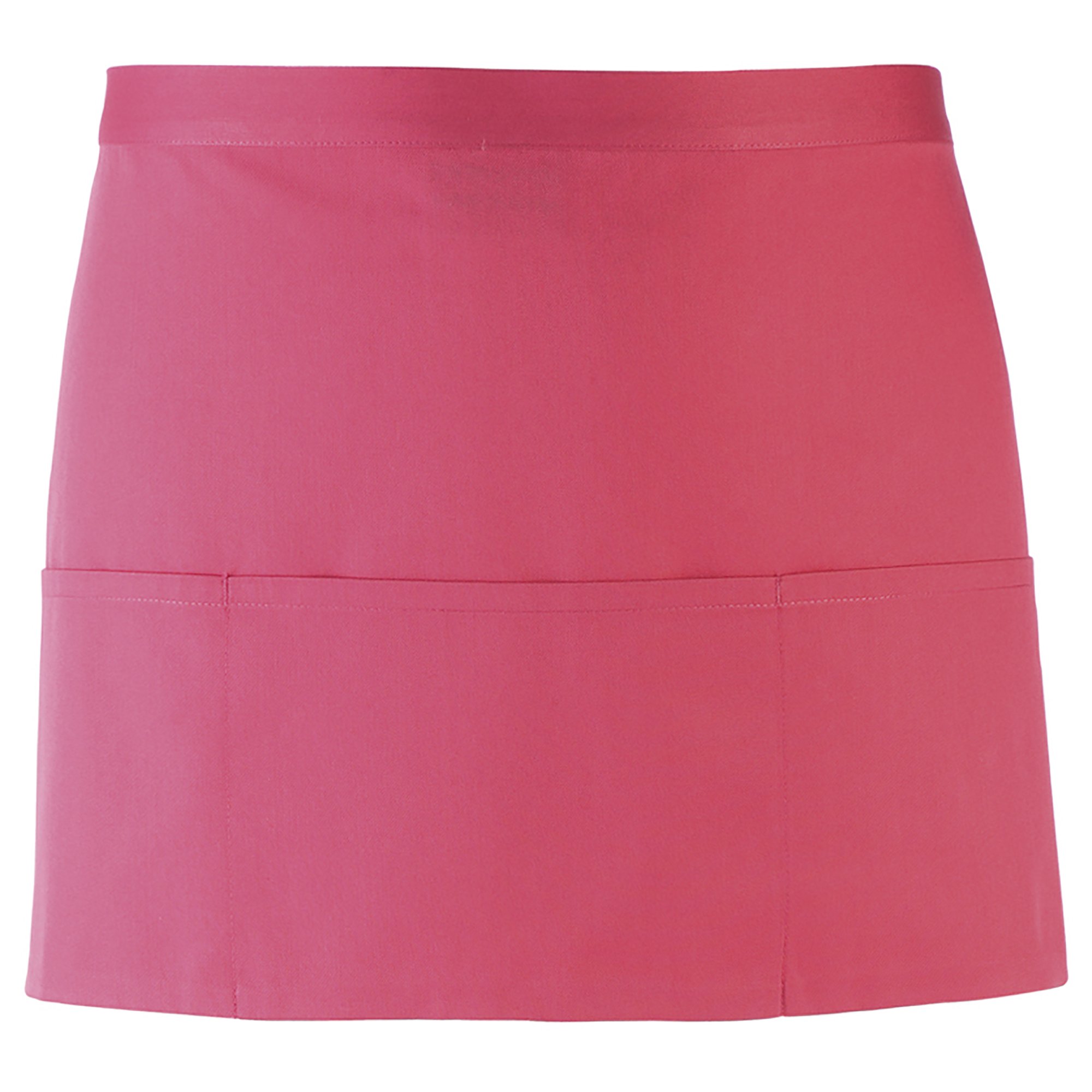 Premier Ladies/Womens Colours 3 Pocket Apron/Workwear (One Size) (Fuchsia)