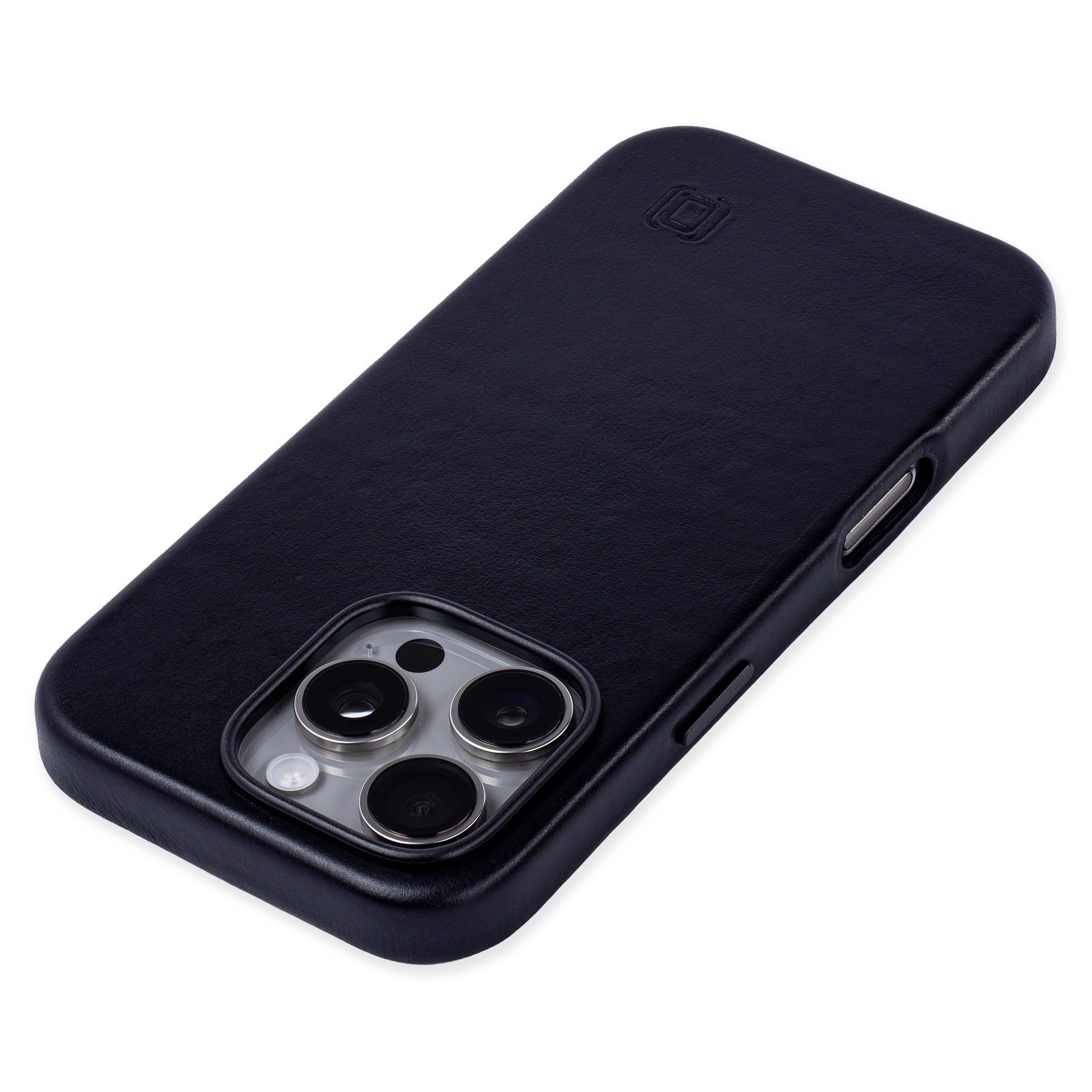 Dockem Genuine Leather Case for iPhone 16 Pro, Compatible with MagSafe (MSGL, Black)