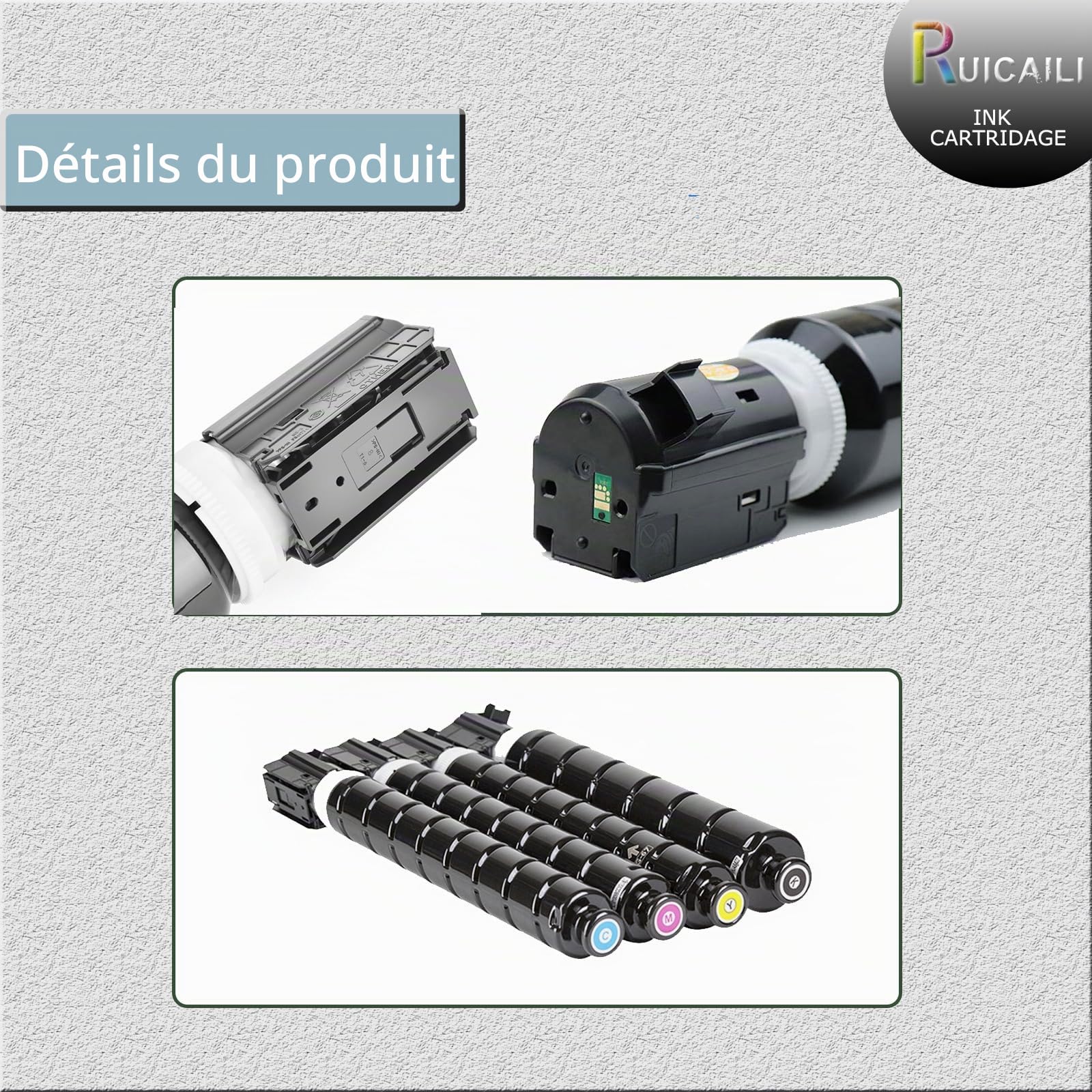 C-EXV49 CEXV49 EXV49 Cartouche de Toner Compatible Utilisation pour l’imprimante Canon Imagerunner Advance IR C3320, C3320i, C3325i, C3330i, C3520i, C3525i, C3530i (Magenta)