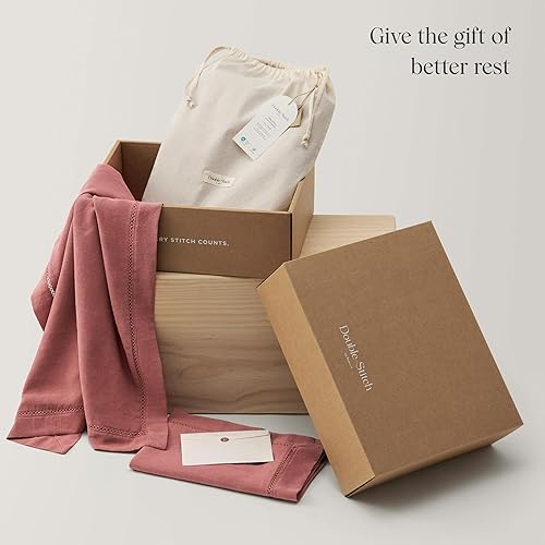 Miniatura 7 de Juego de funda de edredón y sábanas de lyocell de lino, juego de ropa de cama suave con material natural, perfecto para regalo de inauguración de la