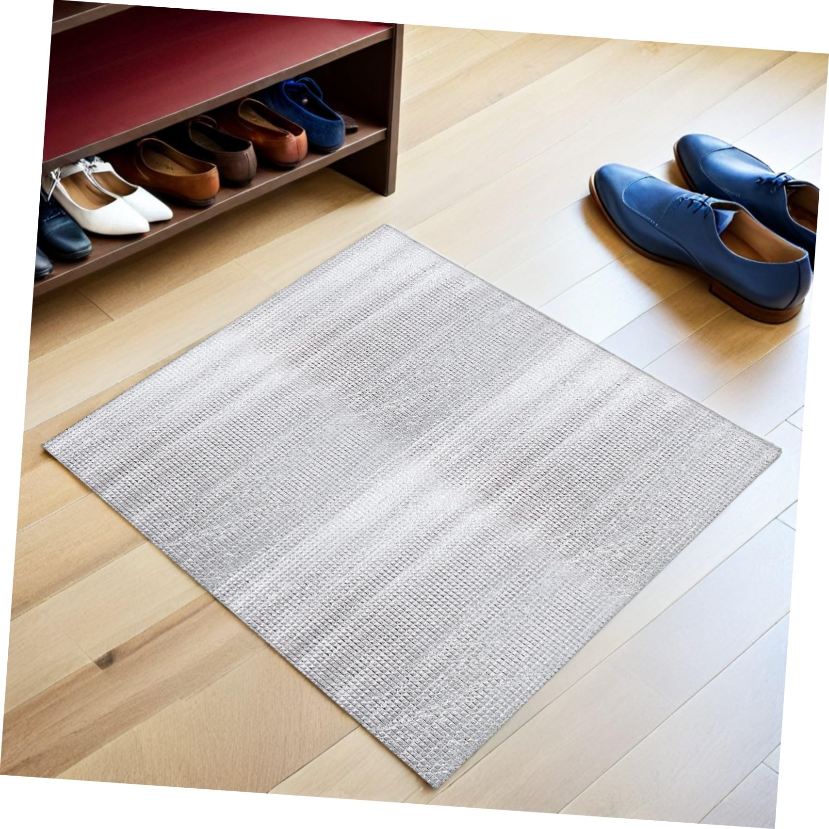 Angoily 2sets Copertura Isolante per Ventola Soffitta Barriera Termica per Isolamento Soffitta Adatta Prese d Aria Sottotetto per Uso Domestico Argento