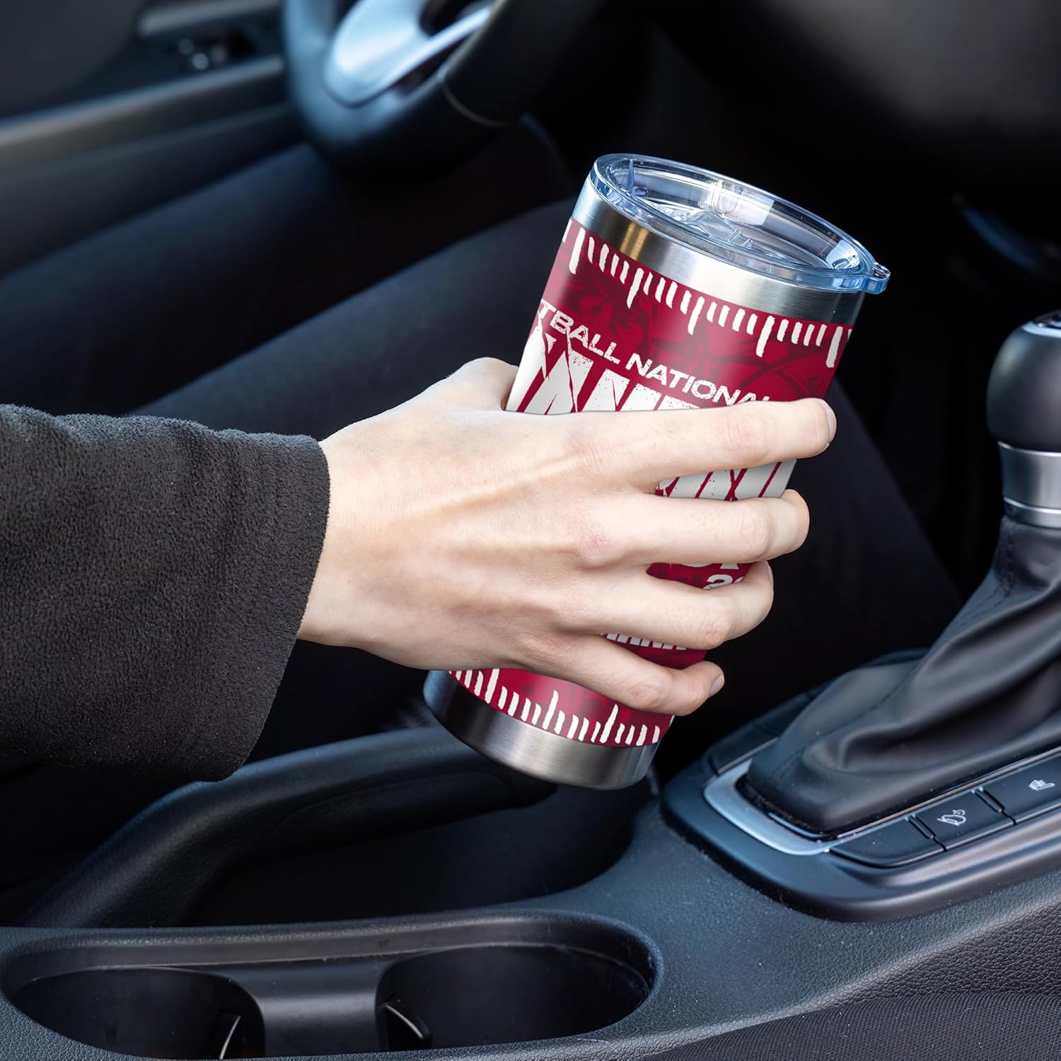 Rico Industries NCAA Indiana Hoosiers 2026 Football National Champions 20oz Stainless Steel Tumbler with Lid - Great For Coffee, Tea, Water or Cocktails - Image 3