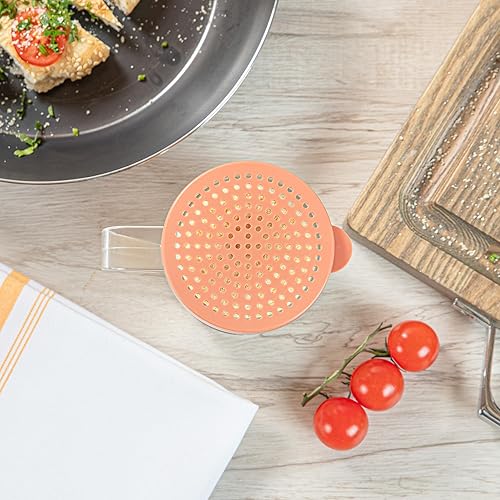 Miniatura 8 de Restaurantware RW Base - Mezclador de especias de plástico transparente de 10 onzas, 1 coctelera reutilizable para frotar en seco, incluye tapa