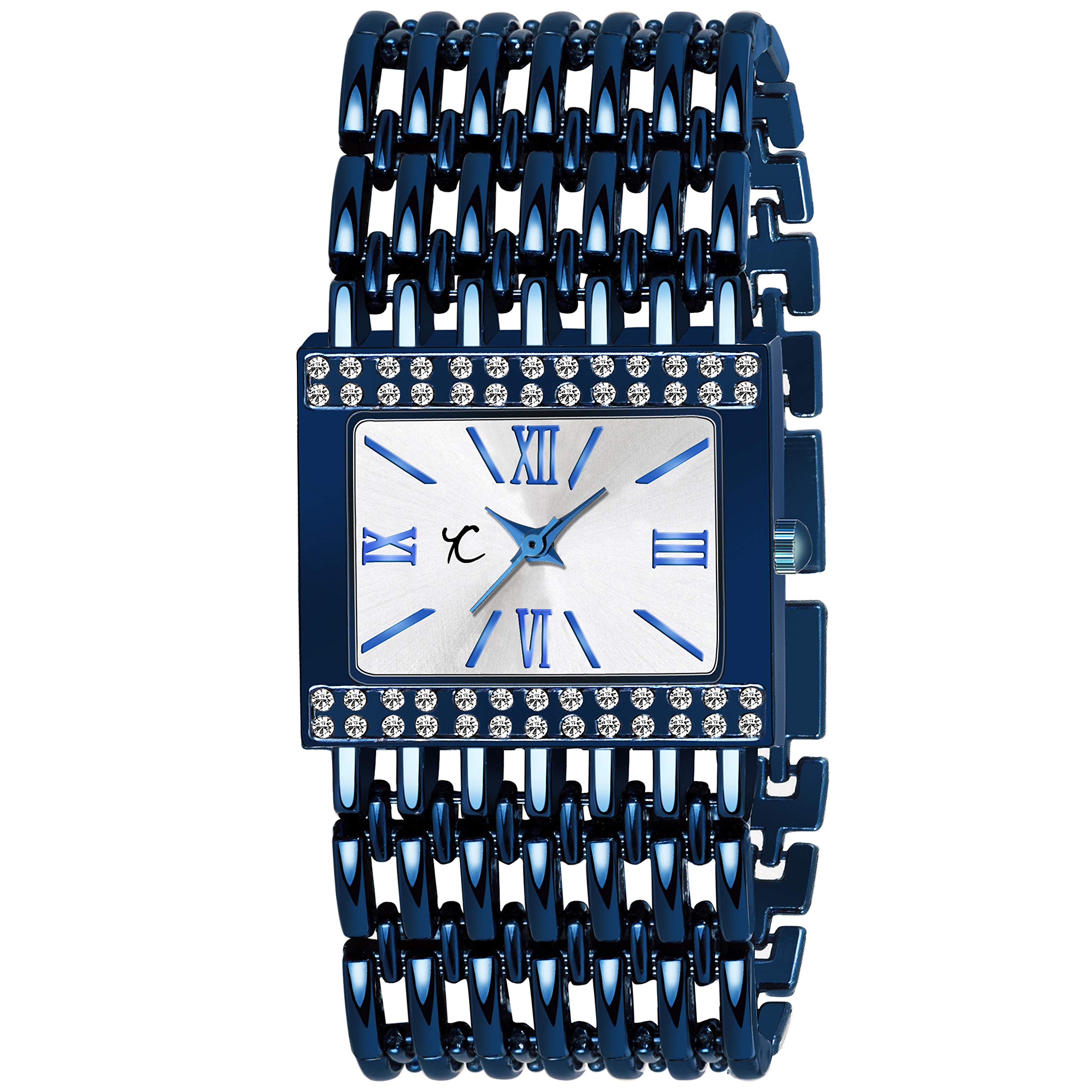 See full amazon price history chart for YOUTH CLUB Bracelet Type Square Studded Dial Analogue Watch for Women and Girls (Blue) YOUTH CLUB Bracelet Type Square Studded Dial Analogue Watch for Women and Girls (Blue) (B08HV3Q5WZ) Amazon Price History, Amazon Price Tracker