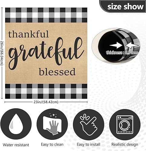 Miniatura 4 de Funda magnética para lavavajillas con diseño de búfalo a cuadros blancos para la parte delantera, cubierta magnética para lavavajillas, panel