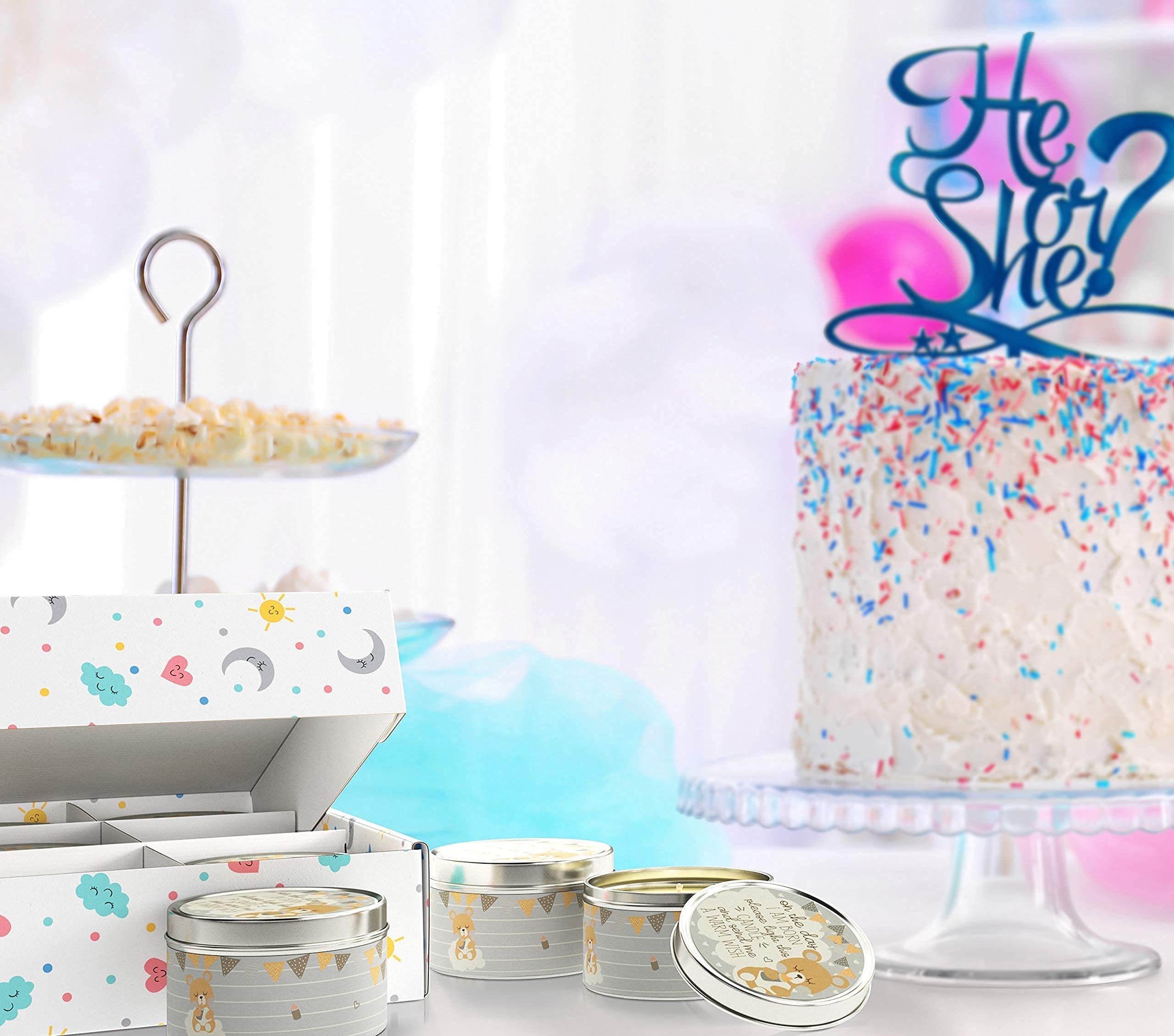 Totally Unique Baby Shower Party Favors (9 Pack) Gender Reveal Party