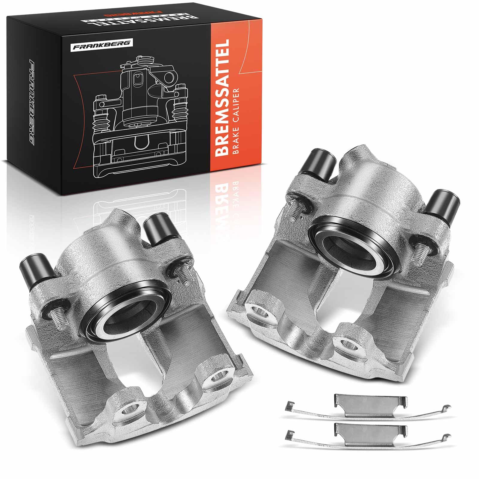 Frankberg 2x Brake Caliper Disc Brake Front Left Right Compatible with 3 Series E36 3 Series E46 Z3 E36 Z4 E85 Replace# 34116758114