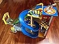 Amazon.com: KidKraft Mega Ramp Racing Set with 5 Vehicles and Moving ...