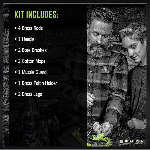 Vista 47 de Breakthrough Clean Technologies - Kit universal de limpieza de pistolas para el cuidado y mantenimiento de rifles, escopetas, pistolas y pistolas