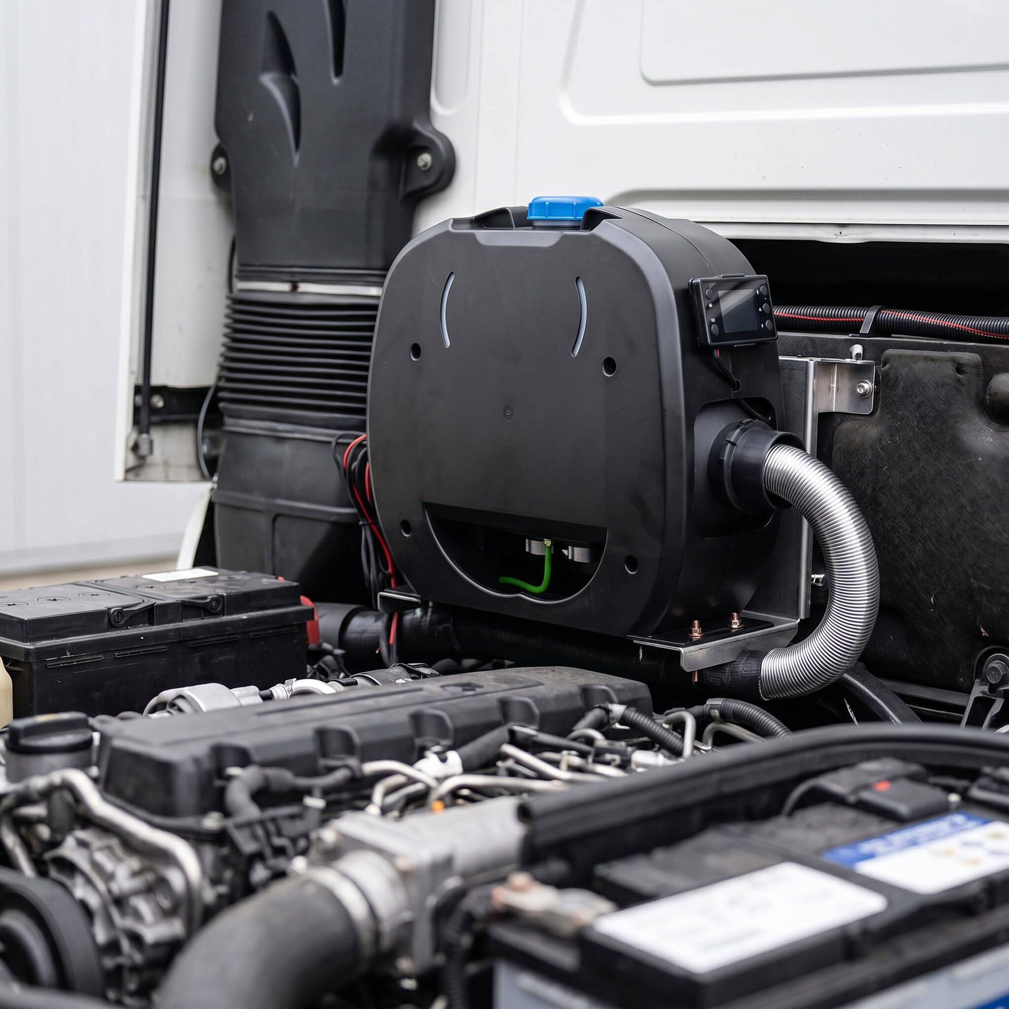 Ejoyous Ogrzewacz powietrza z silnikiem wysokoprężnym Podgrzewacz powietrza parkingowego z monitorem LCD Konwersja częstotliwości ECU 12V 5KW