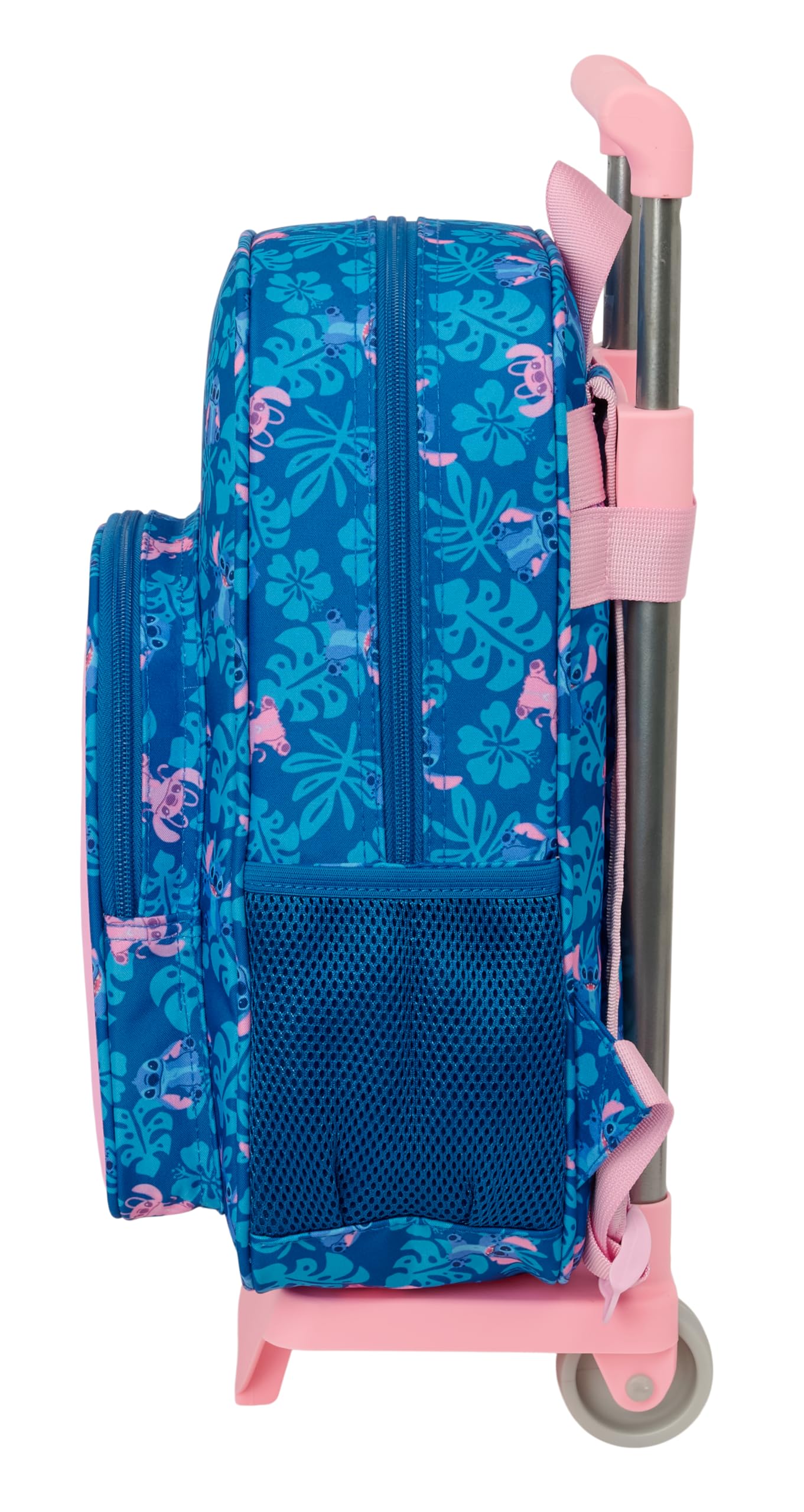 Stitch LILO - Sac à Dos à roulettes SAFTA 705, idéal pour Enfants de différents âges, Confortable et Polyvalent, qualité et résistance, 26 x 11 x 34 cm