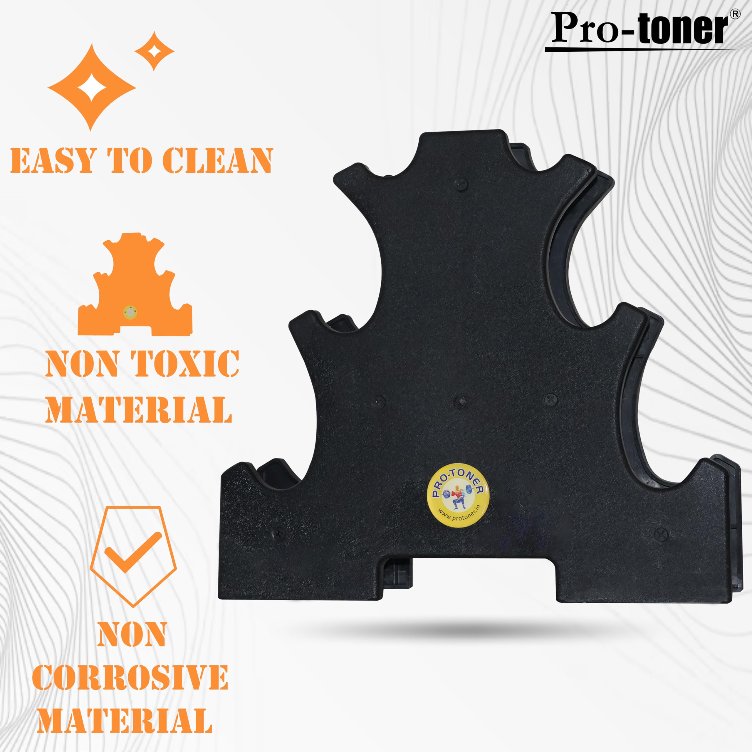 Protoner Dumbbell Rack for 3 Pairs