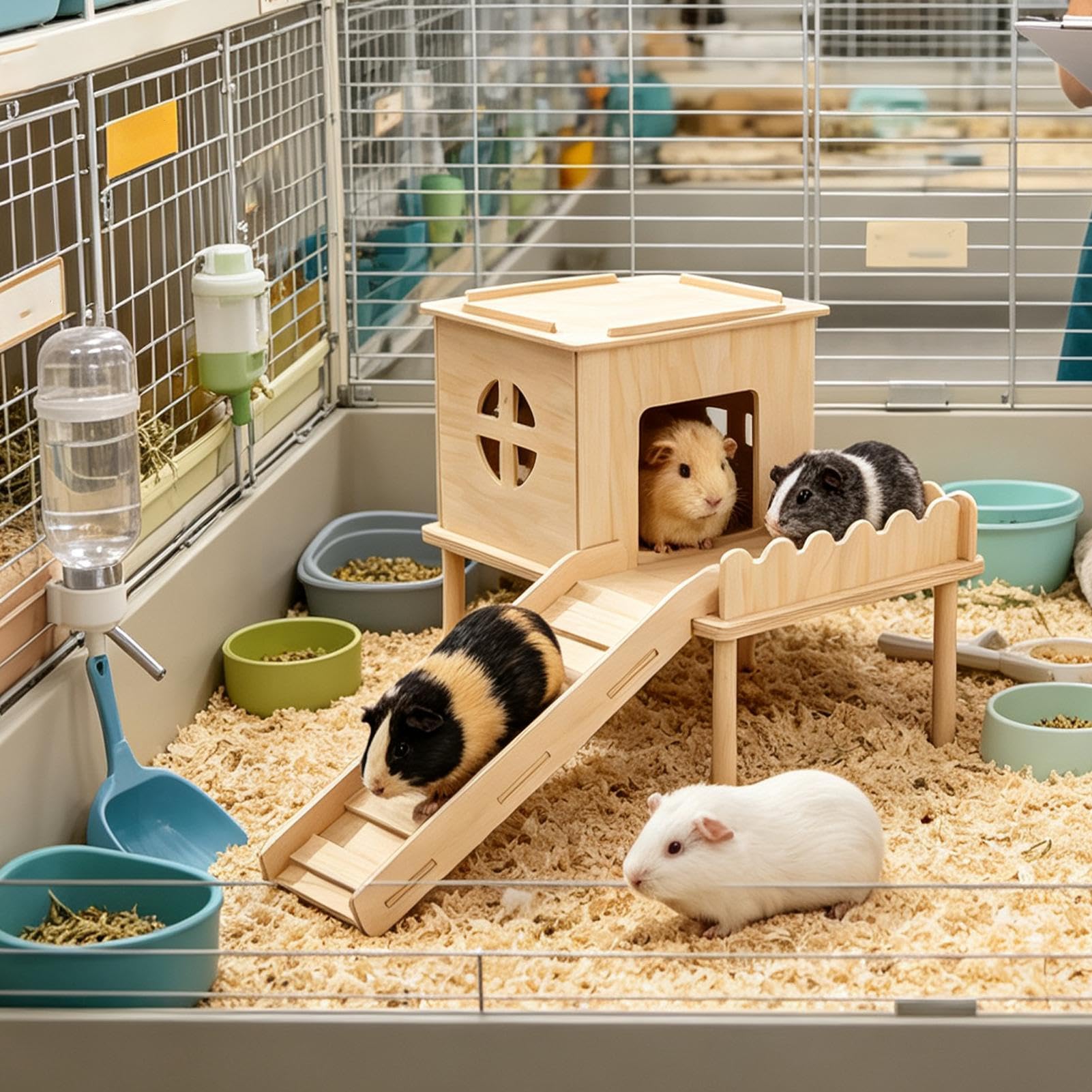 Hamster Castle | Double-Layer Anti-Slip Climbing With Ladder And Window