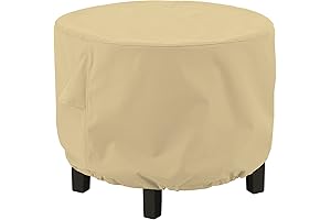 Classic Accessories Terrazzo Water-Resistant 24 Inch Round Table Cover: Ultimate Patio Table Protection