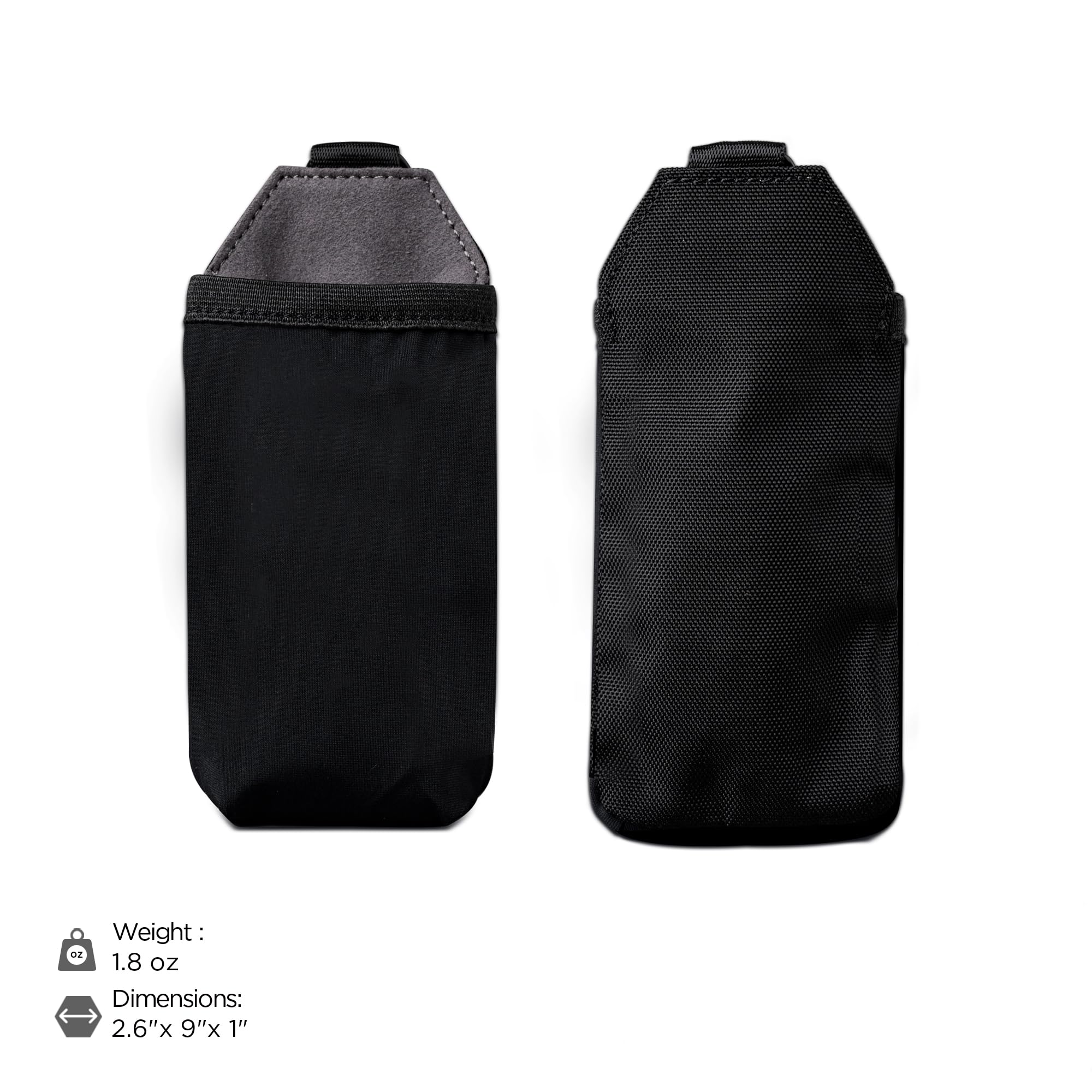 ALPAKA HUB Sunglasses Pouch – Sonnenbrillen Etui | Mikrofaser-Futter, kratzfestes Nylon 840D, wetterfest, kleiner Organizer für Reisebrillen, kompatibel mit HUB System