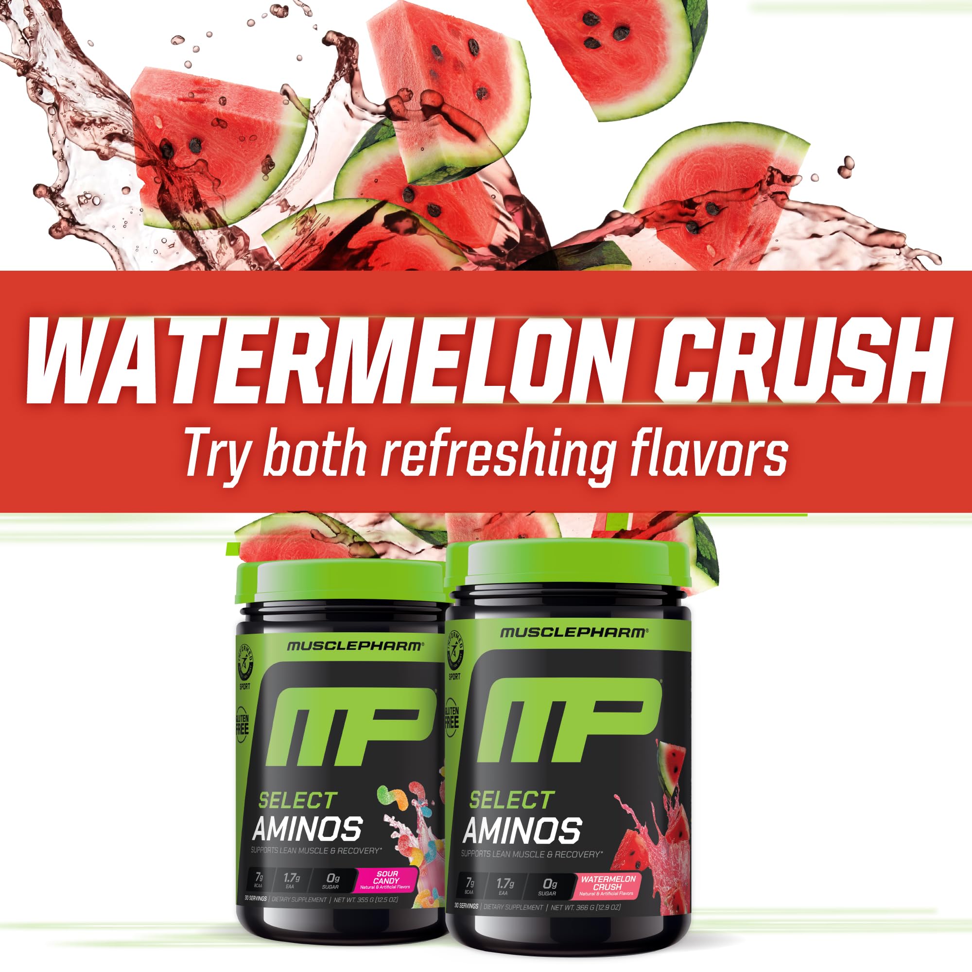 Muscle Pharm Select Aminos EAA + BCAA Powder | Watermelon Crush — Amazon image 7