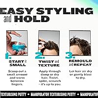 Vista 6 de TIGI Manipulador de cabezal de cama masilla texturizadora con sujeción firme