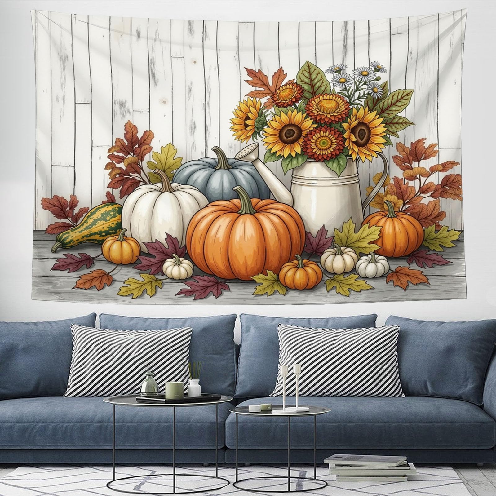Tapisserie Automne Grand Format 230x180cm pour Habiller un Mur Vide - 8