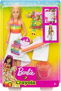 دمية باربي كرايولا راينبو فروت سربرايز والأزياء ، Gbk18، خامات متعددة