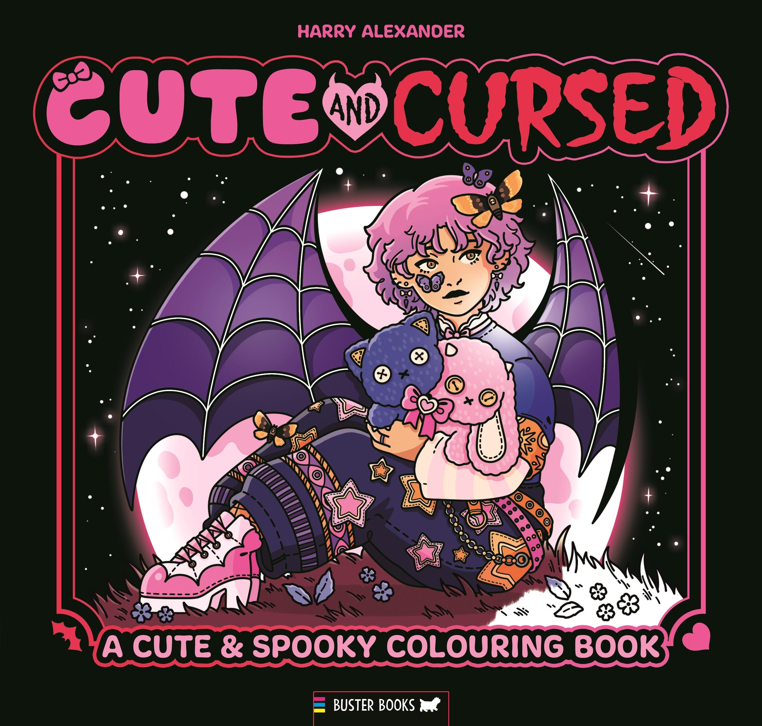 Cute & Cursed: A Spookily Cute Colouring Book (Cute & Cosy)