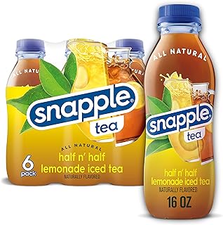 Snapple Half 'n Half, 16 fl oz recycled plastic bottle, 6 pack