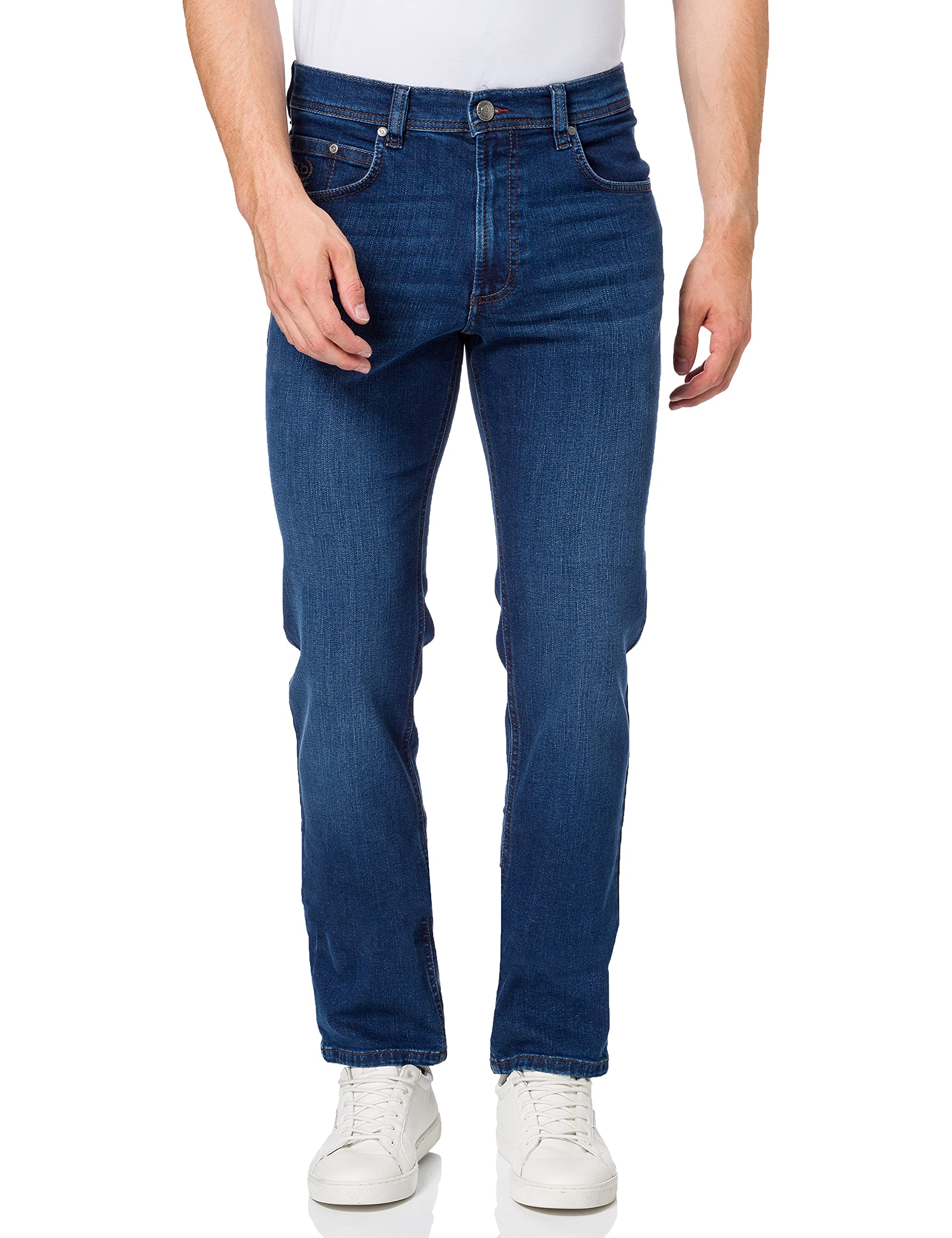 Bugatti Men's Straight Jeans - Blue - W36/L36