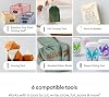 Cricut Explore® 5 Essential Bundle + Dijital İçerik, Boz Kahverengi - Hassas Kesme Makinesi - 100'den Fazla Malzemeyle Çalışır - Şık, Basitleştirilmiş Tasarım - 65 Proje için Malzemeler + Bonus