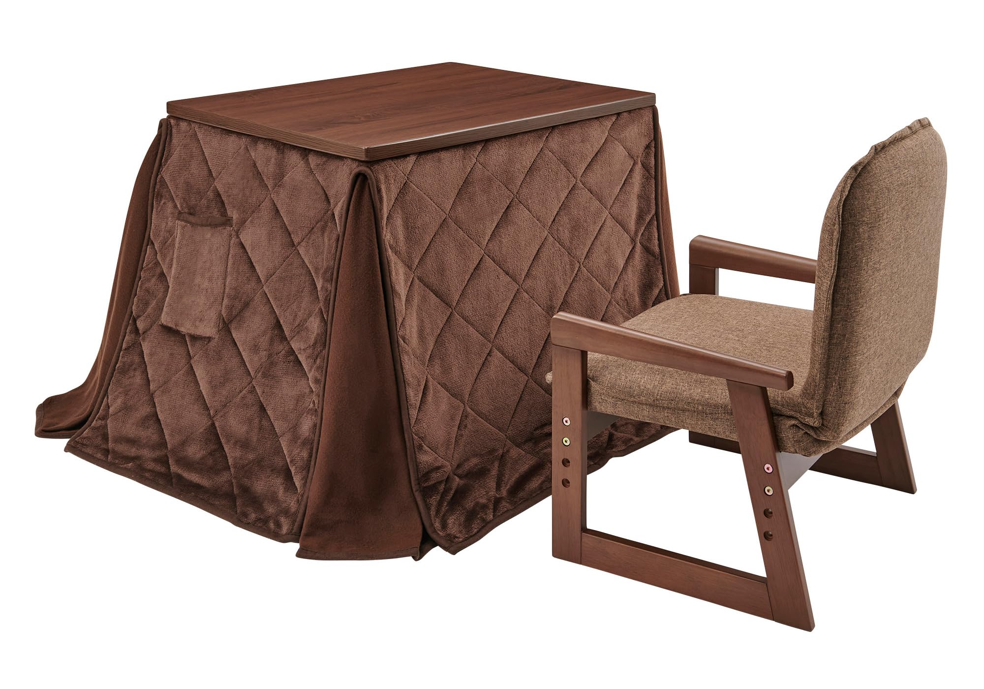 Amazon.co.jp : ユアサプライムス 一人用こたつ 3点セット 長方形 お1