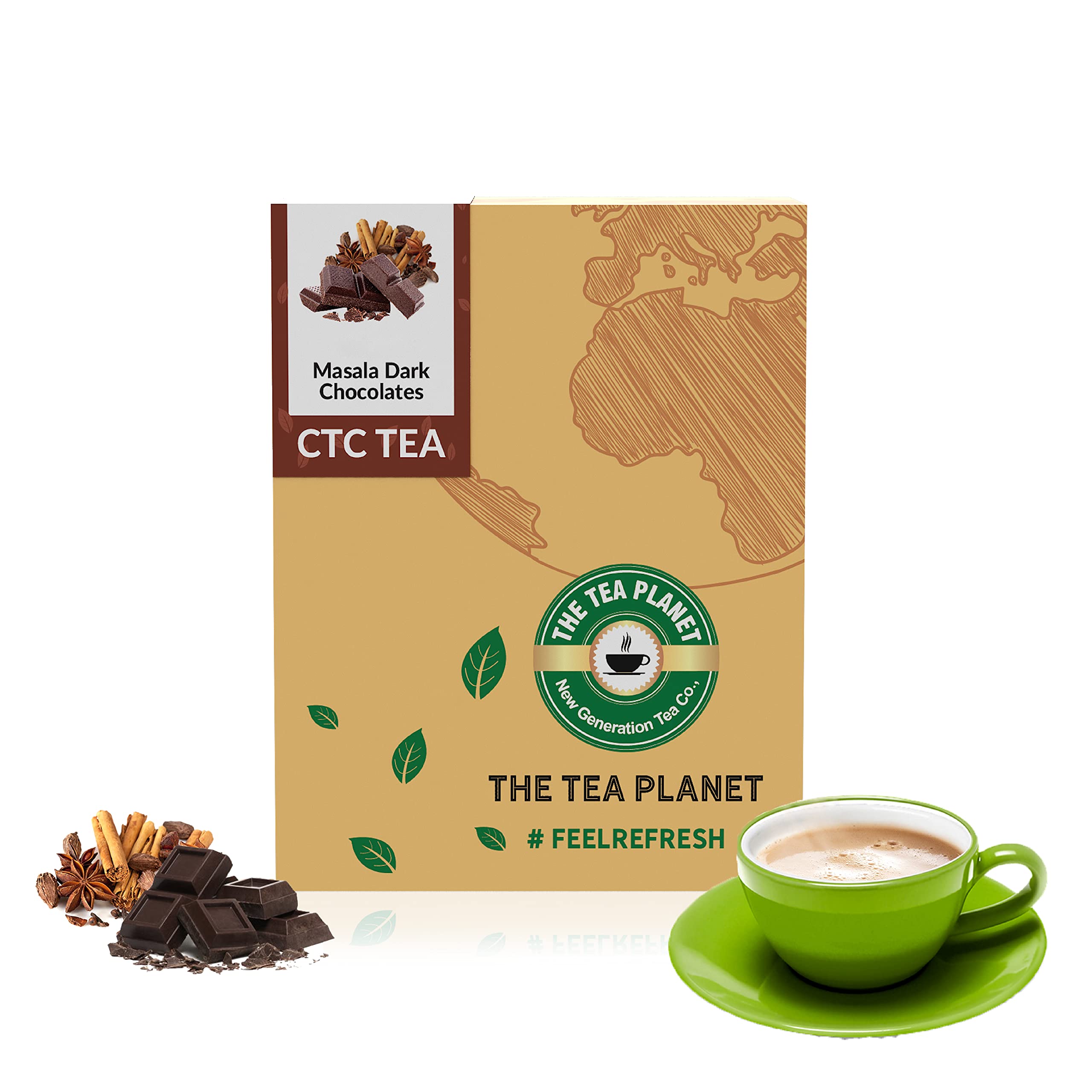 See full amazon price history chart for THE TEA PLANET - CTC Assam Masala dark chocolate tea|Assam chai, Choco Bits, Masala (Ginger, Cardamom, Cinnamon & Pepper)|Exotic Dark chocolate|Delicious tea blend (200gm) THE TEA PLANET - CTC Assam Masala dark chocolate tea|Assam chai, Choco Bits, Masala (Ginger, Cardamom, Cinnamon & Pepper)|Exotic Dark chocolate|Delicious tea blend (200gm) (B0B653F313) Amazon Price History, Amazon Price Tracker