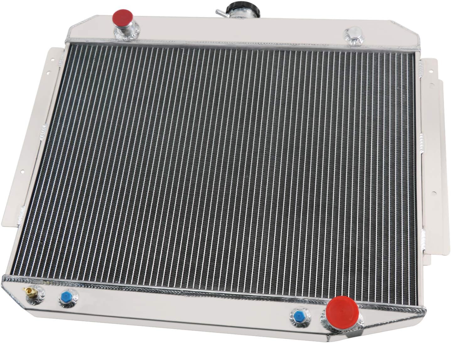 CoolingMaster 3 Row Aluminum Radiator Compatibe with 1971-1978 Dodge D100 D150 D200 W100 W200 V8 5.2L 5.9L