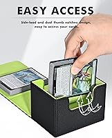 Vista 147 de ZLCA MTG YuGiOh - Caja de cartas para cartas intercambiables, MTG YuGiOh con capacidad para más de 100 tarjetas de una sola funda, caja