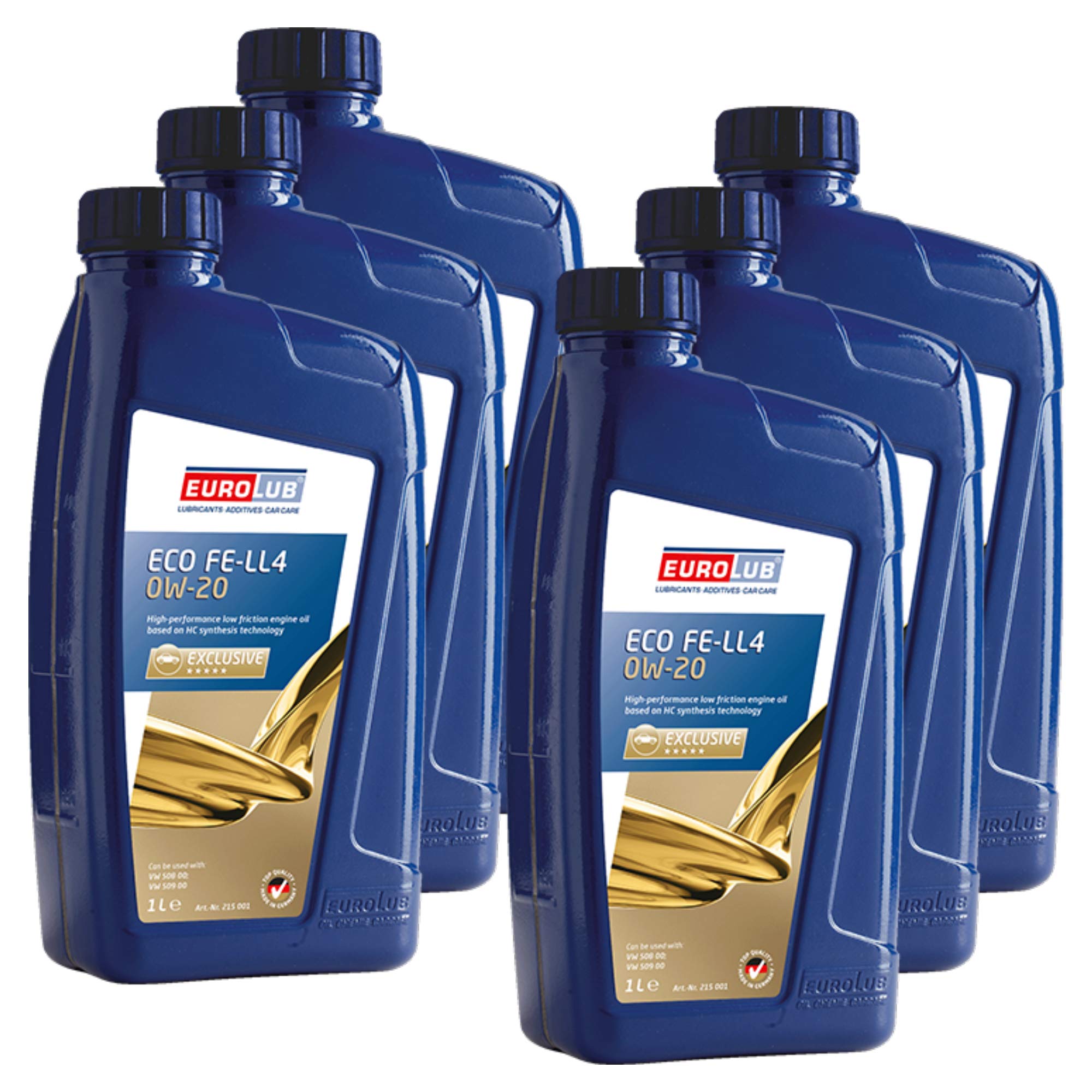 EUROLUB 6X Motoröl 0W-20 Eco Fe-Ll4 Benzin Diesel Ottomotor Benzinmotor Dieselmotor Engine Oil Motor Motoren Öl 1L