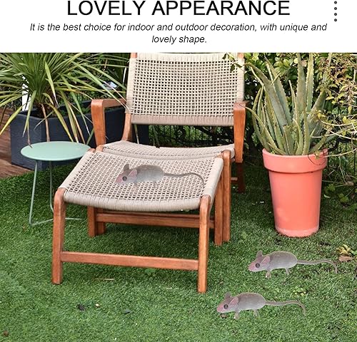 Miniatura 4 de Generic 5 figuras de ratón, ratas, ratas, ratas, modelo de acción realista, juguete de ratón, broma, regalo para niños, niñas, niños pequeños, 3.9 x