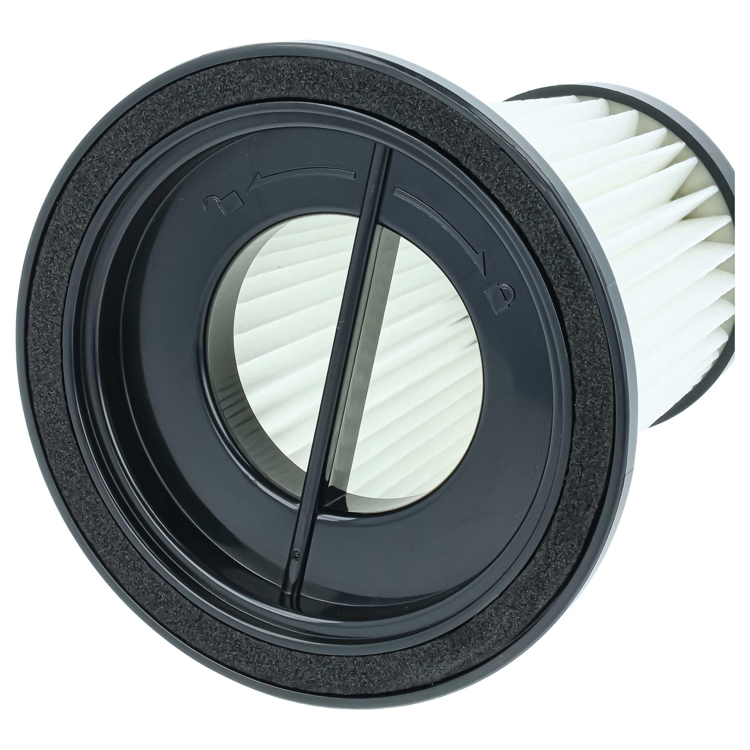 vhbw 5x Filtro reemplaza Beko 9178039322, C00911456 para aspiradora - filtro Hepa negro blanco