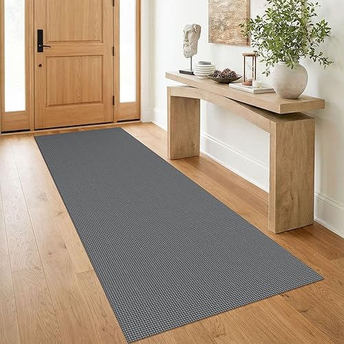 Miniatura 37 de IOHOUZE Alfombra lavable de 3 x 8 pies con parte trasera de goma antideslizante para pasillo ancho para pasillo de entrada, alfombra de cocina
