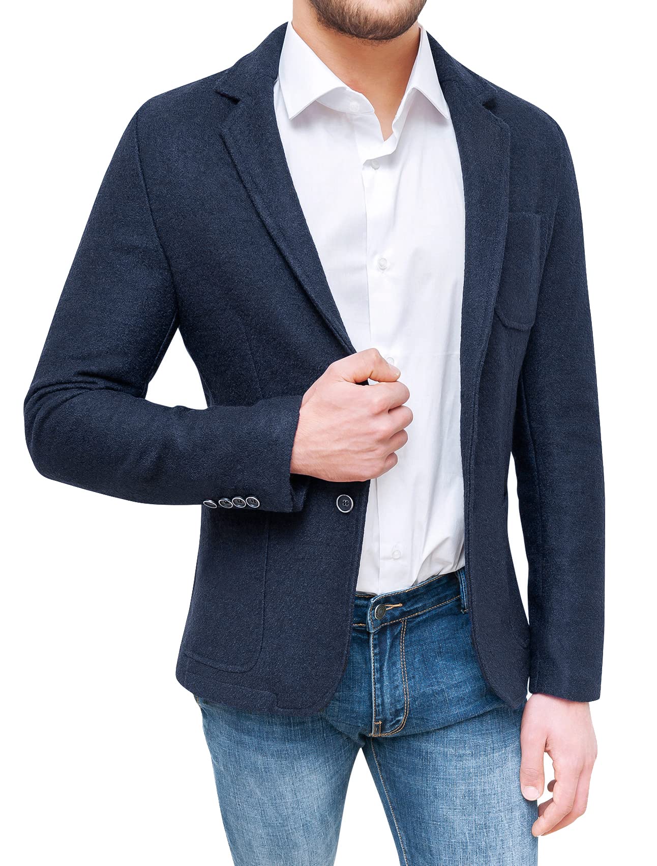 Giacca Blazer Uomo Class Invernale Slim Fit Casual Elegant