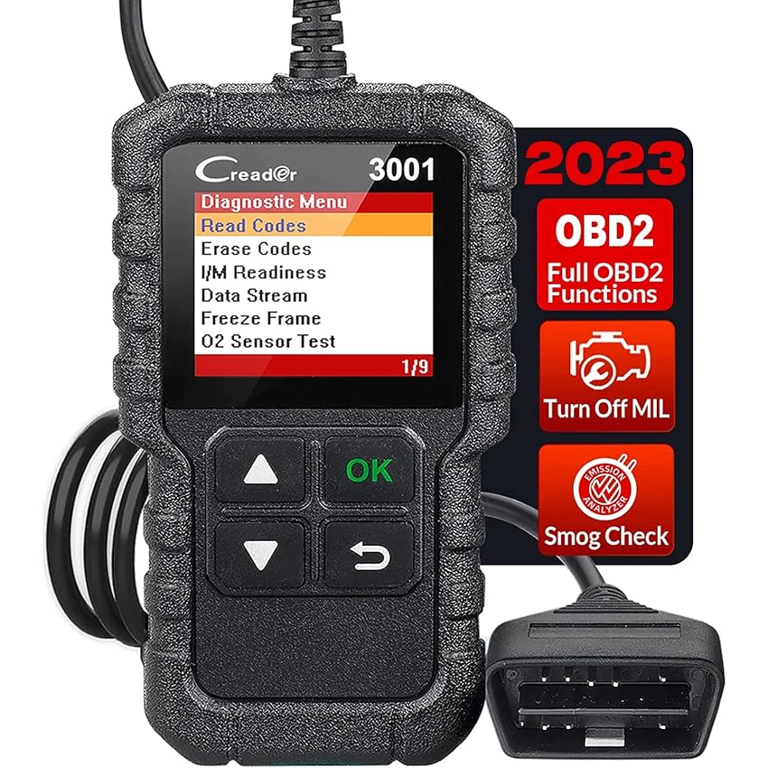 Immagine del prodotto LAUNCH Creader 3001 OBD2 Diagnosi Auto, Spia Motore di Controllo, Lettore di Codici, Cancellazione Codici di Errore, Ricerca DTC, Dati in Tempo Reale, Compatibile con i Protocolli OBDII