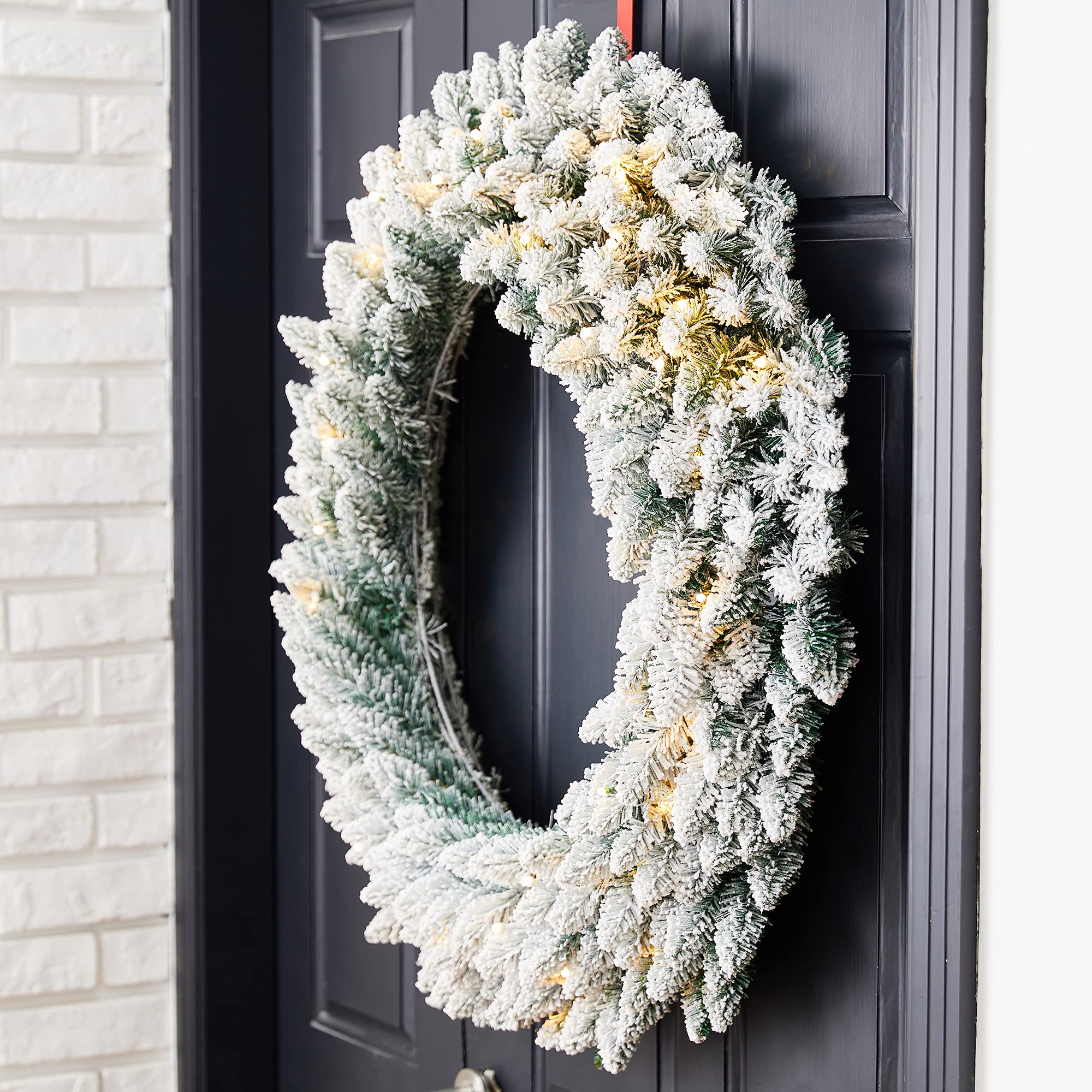 Amazon.com: Glitzhome Christmas Wreath for Front Door, 36