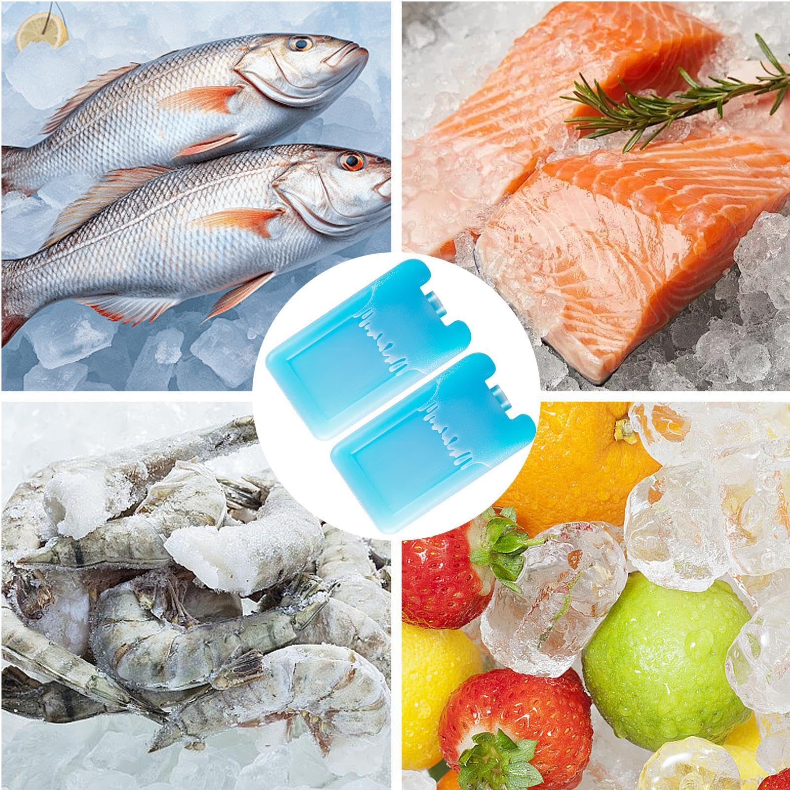 Blocs De Glace De Congélateur En Gel, Pour Pique-nique Voyage Déjeuner, Sac Isotherme Réutilisable, Boîte D'injection D'eau Pour