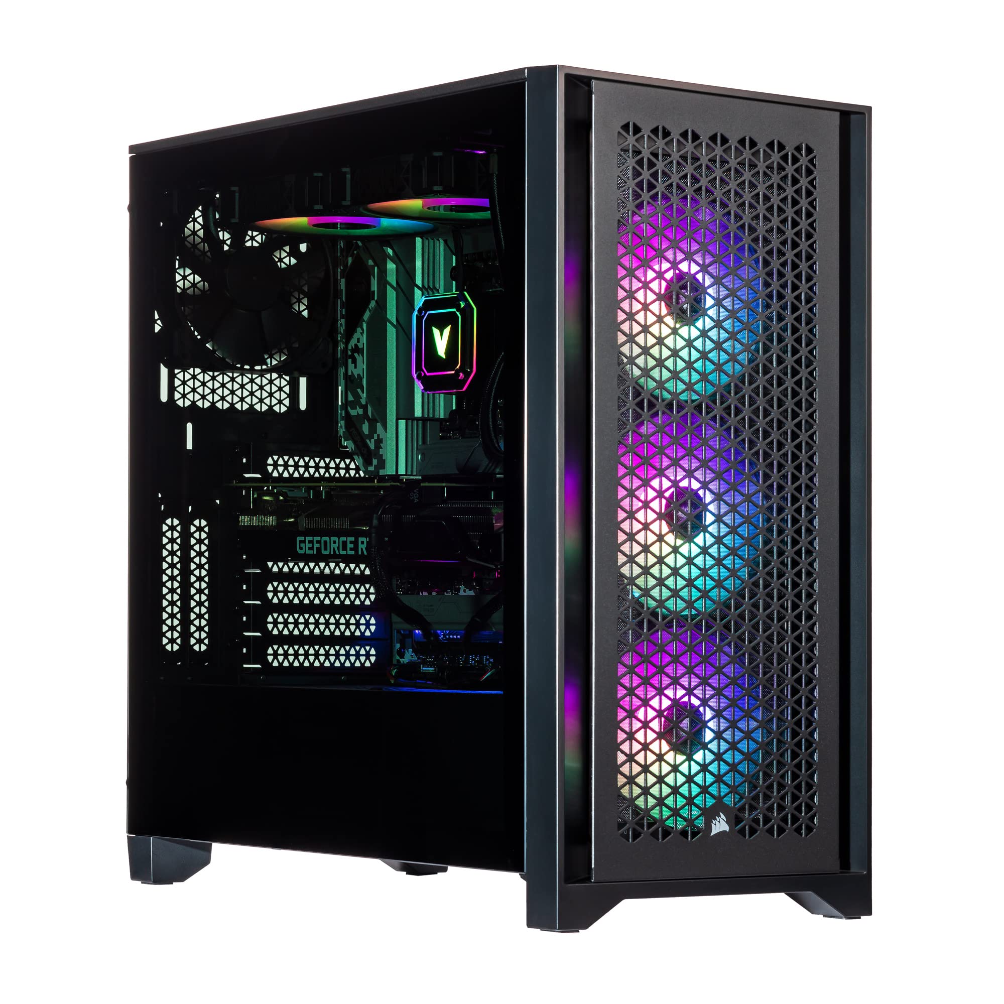 Velztorm Armix Custom Built Gaming Desktop PC (AMD Ryzen 9 7900X, GeForce RTX 5080, 64GB DDR5, 1TB PCIe SSD, RGB Fans, 240mm AIO, 1000W PSU, WiFi 6E, Bluetooth 5.3, RJ-45, 1 Display Port, Win 11 Pro)