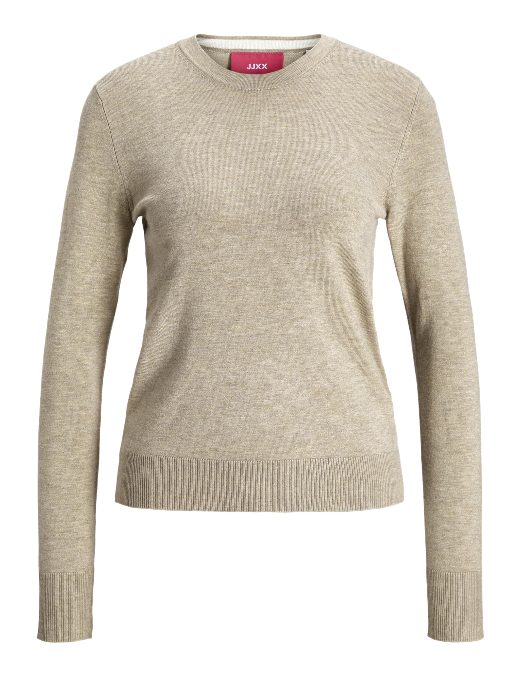 Jjxx Jack&Jones Jxcara Comfy Crew Neck Knit, Grigio Piuma. Dettagli: Vaniglia Ghiacciata, S-image